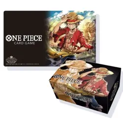 ONE PIECE TCG Championship 2022 Monkey D. Luffy Play mat Deck Box Set *NO CARD* - Image 1