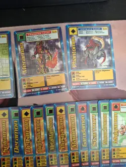 Digimon Trading Card Lot 60+ Digi Battle Series 1 W/ 1st & Aeroveedramon Holo - Image 4