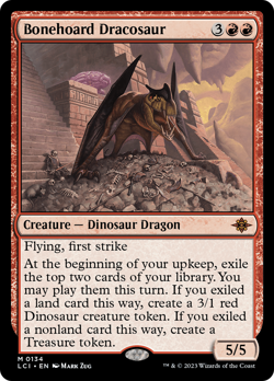 Bonehoard Dracosaur #134 | Near Mint | The Lost Caverns of Ixalan Magic MTG - Image 1