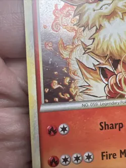 LP Arcanine 1/123 Holofoil HeartGold & SoulSilver AUTHENTIC Pokemon Card - Image 4