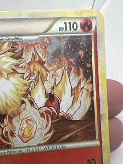 LP Arcanine 1/123 Holofoil HeartGold & SoulSilver AUTHENTIC Pokemon Card - Image 5