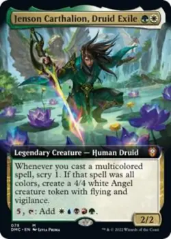 Jenson Carthalion, Druid Exile (Extended Art) - Commander: Dominaria United (DMC - Image 1