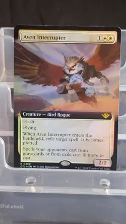 Magic: The Gathering Aven Interrupter Rare Creature White Outlaws Thunder Junct… - Image 1