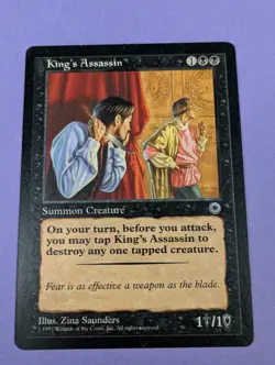 MTG Magic the Gathering: Portal: King's Assassin #98 Rare - NM - Image 1