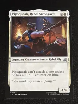 MTG Avatar: The Last Airbender: Eternal-Legal Pipsqueak, Rebel Strongarm 0082 NM - Image 1