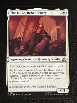 MTG Avatar: The Last Airbender: Eternal-Legal The Duke, Rebel Sentry 0076 NM - Image 1