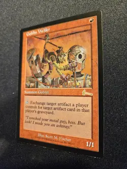 MTG Urza's Legacy; Goblin Welder - 80 (Regular Rare) - Image 2