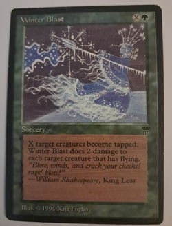 Winter Blast EX Legends MTG Magic the Gathering - Image 1