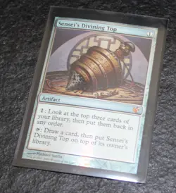 MTG Magic the Gathering FOIL Sensei's Divining Top From the Vault FTV! - Image 1