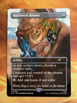 MTG Borderless Patchwork Banner Secret Lair: X Fallout®: Greet the Dog​​!! - Image 1