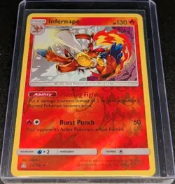 Infernape 23/156 Sm-Ultra Prism Reverse Holo Pokemon TCG - Image 1