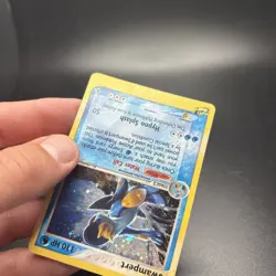 Swampert Holo Rare Pokemon Card Vintage Normal Ruby and Sapphire 13/109 DMG -g - Image 4