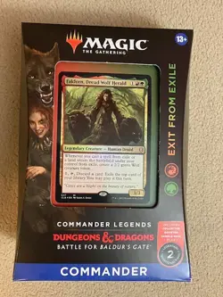 Magic the Gathering: Exit from Exile - Battle for Baldur's Gate Commander Deck - Image 1
