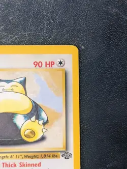 Snorlax Rare MP Pokemon 27/64 Jungle Regular - Image 3