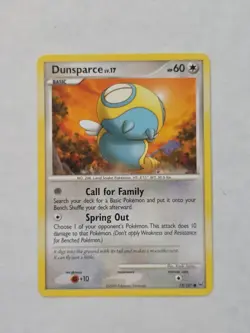 Dunsparce 73/127 Pokemon Platinum Edition Common Card NM - Image 1