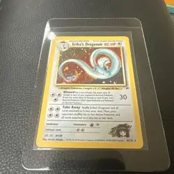 Erika's Dragonair Gym Heroes #004 (2000) Holo NM Pokemon - Image 1