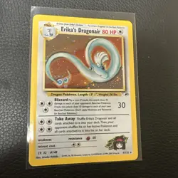 Erika's Dragonair Gym Heroes #004 (2000) Holo NM Pokemon - Image 4