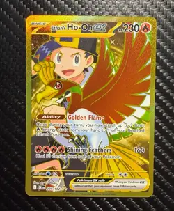Pokemon Ethan's Ho-Oh Ex Hyper Rare Holo 239/182 Sv10 Destined Rivals Near Mint - Image 1