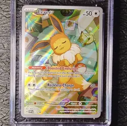 Pokemon TCG Eevee 173 SVP: Scarlet Violet Promo English Full Art Holo CGC Mint 9 - Image 3