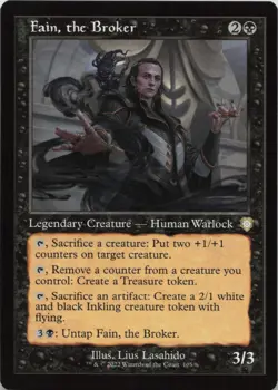 Fain, the Broker (Retro Frame) R Commander: The Brothers' War 105 - MTG - Image 1