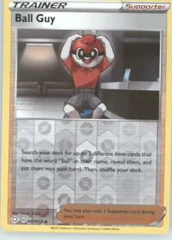 Ball Guy Reverse Holo Pokemon tcg Shining Fates #057/072 - Image 1