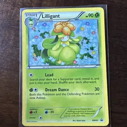 Pokemon Black And White Promo Lilligant BW49 Cosmos Holo MP - Image 1