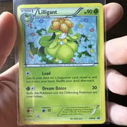Pokemon Black And White Promo Lilligant BW49 Cosmos Holo MP - Image 3