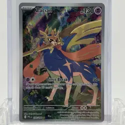 Pokemon TCG Phantasmal Flames Zacian #100/094 Illustration Rare NM - Image 1