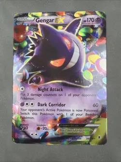 Pokemon TCG XY - Phantom Forces #34/119 Gengar EX NM - Image 1