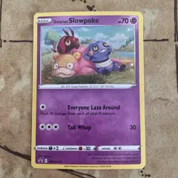 Galarian Slowpoke SWSH126 Pokemon Black Star Promo LP Free Shipping - Image 1