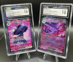 Pokemon Phantasmal Flames Mismagius EX Ultra Rare Holo CGC Lot 112/094 036/094 - Image 1