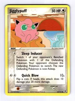 Jigglypuff FireRed & LeafGreen #65 (2004) Common NM Pokemon - Image 1