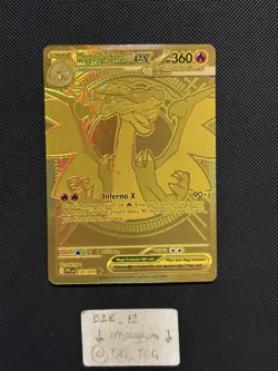Pokemon Phantasmal Flames - Mega Charizard X Ex - 130/094 GOLD FULL ART - MINT￼ - Image 1