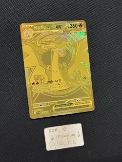 Pokemon Phantasmal Flames - Mega Charizard X Ex - 130/094 GOLD FULL ART - MINT￼ - Image 3