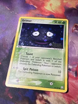 Pokemon Grimer 56/109 EX Team Rocket Returns Reverse Holo 2004 TCG - Image 1