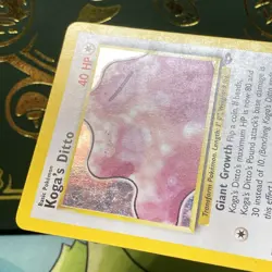 LP Pokemon TCG Koga's Ditto Gym Challenge 10/132 Holo LP - Image 4