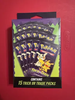 2025 Pokemon TCG TRICK OR TRADE BOOSTER BUNDLE New Sealed Halloween 15 Packs - Image 1