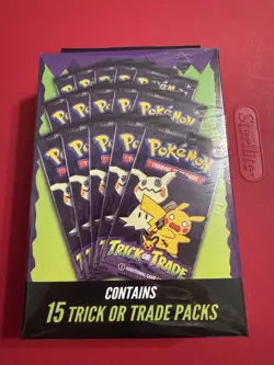 2025 Pokemon TCG TRICK OR TRADE BOOSTER BUNDLE New Sealed Halloween 15 Packs - Image 2