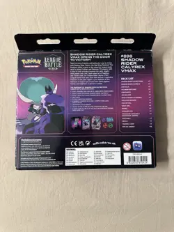Pokemon Ice & Shadow Rider Calyrex VMAX League Battle Decks tcg 2 Sets - Image 2