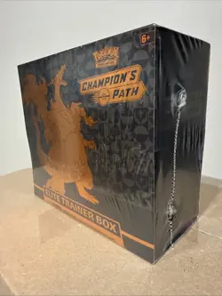 Pokemon TCG: Champion's Path Elite Trainer Box Sealed! Lowered Price Due To Seal - Image 2