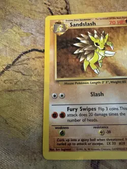 Pokemon Sandslash Base Set 41/102 1999 WOTC LP Vintage - Image 4