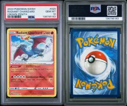 PSA 10 Gem Mint - Radiant Charizard 020/159 - Crown Zenith Radiant Holo Pokemon - Image 2