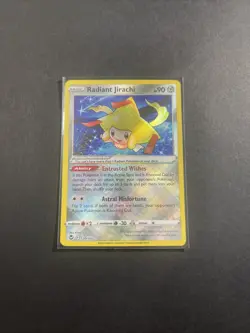 2022 Pokemon SWSH #120/195 Jirachi Radiant Holo Mint - Image 1