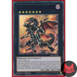 Yugioh Red-Eyes Flare Metal Dragon LDS1-EN015 Red Ultra Rare 1st Edition NM - Image 1
