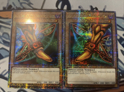 Yugioh Left + Right Leg of the Forbidden One Quarter Century Secret Rare MP24 - Image 1