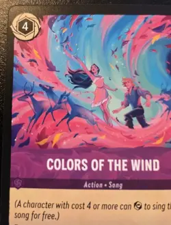Colors Of The Wind 64/204 Super Rare Winterspell Disney Lorcana TCG - Image 2