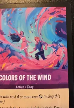 Colors Of The Wind 64/204 Super Rare Winterspell Disney Lorcana TCG - Image 3