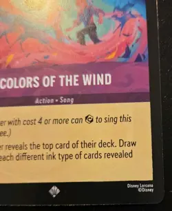 Colors Of The Wind 64/204 Super Rare Winterspell Disney Lorcana TCG - Image 5