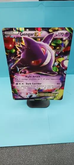 Pokemon Gengar EX TCG Jumbo Card 34/119 Near Mint - Image 1