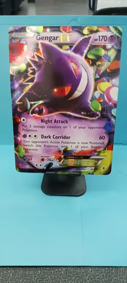 Pokemon Gengar EX TCG Jumbo Card 34/119 Near Mint - Image 3